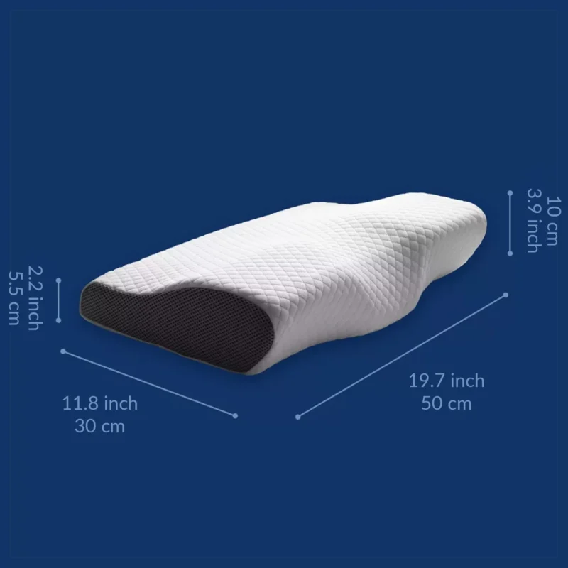 Oreiller Orthopédique en Mousse à Mémoire de Forme pour les Douleurs Cervicales – Image 4